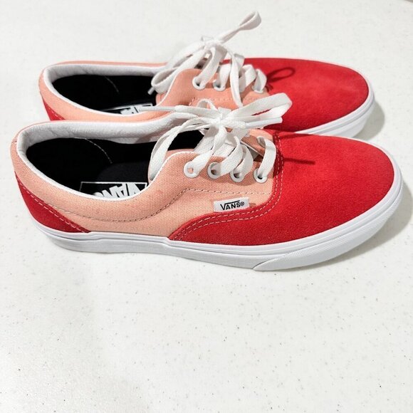 Vans Era Vintage Sport Poinsettia Salmon Men's Size 6 Women's 7.5 Medium - Picture 2 of 11